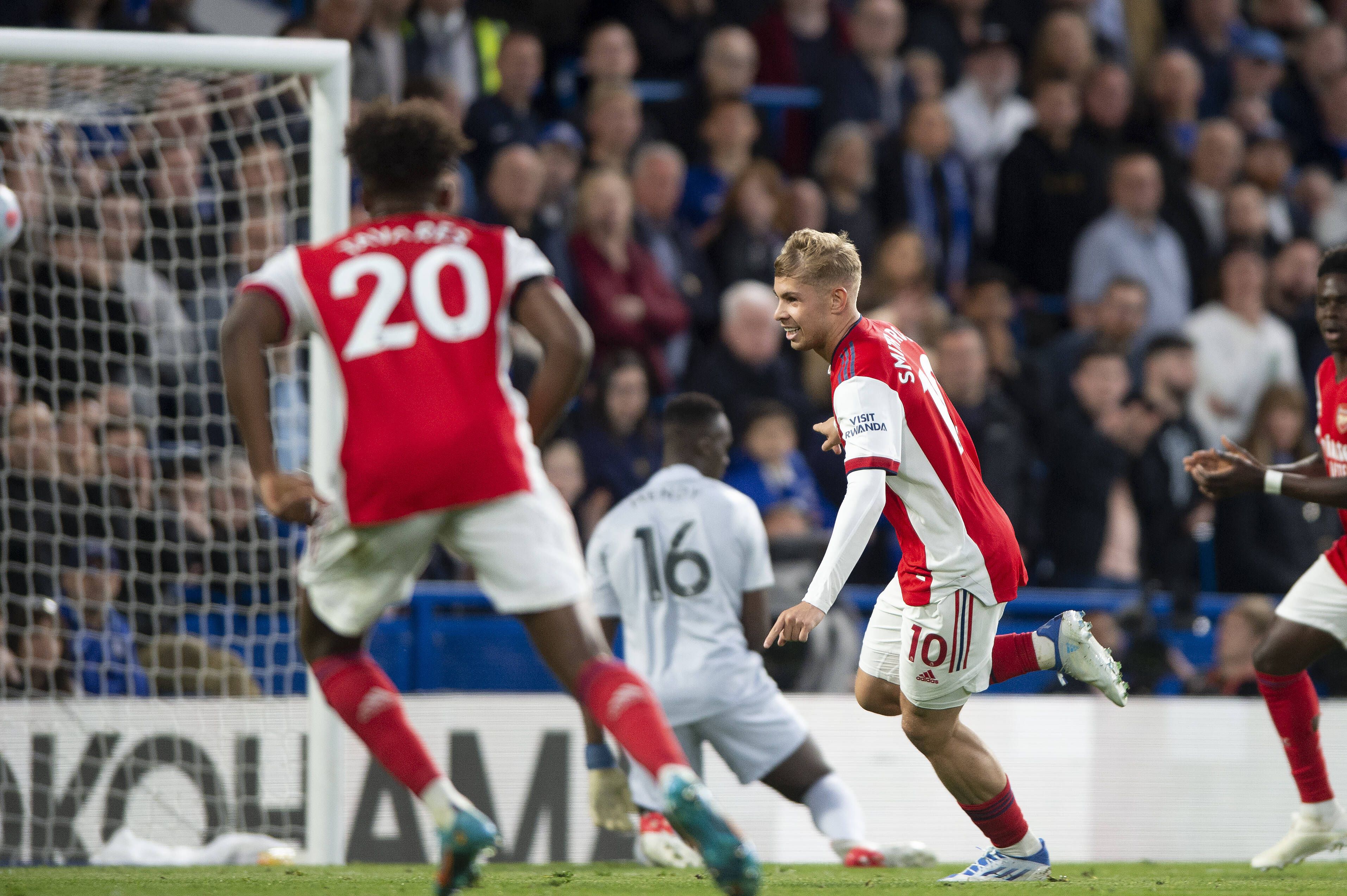 Emile Smith-Rowe put Arsenal back in the lead with a well-placed finish