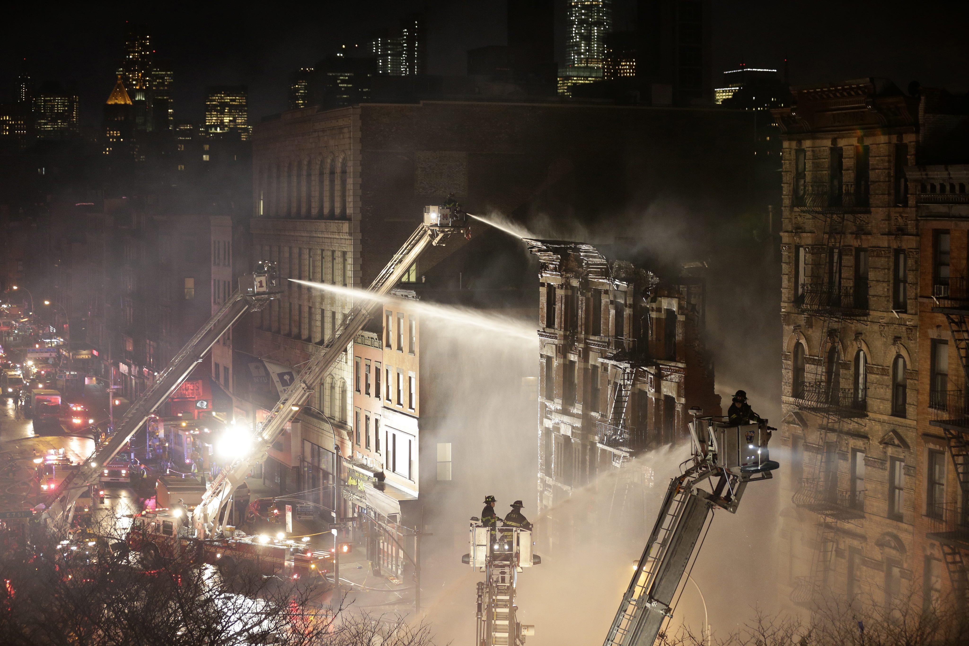 USA NEW YORK BUILDING EXPLOSION