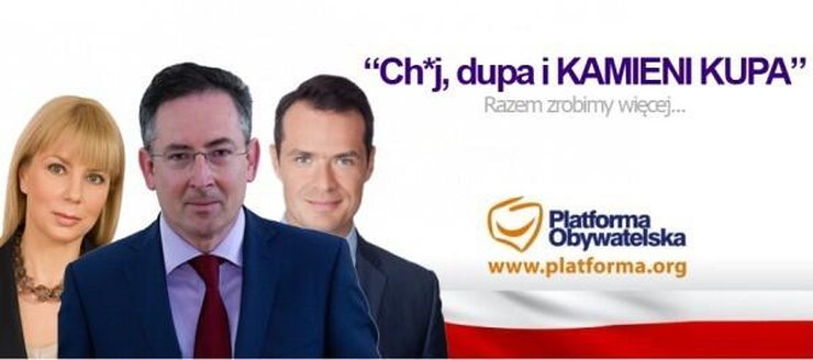 afera taśmowa - mem