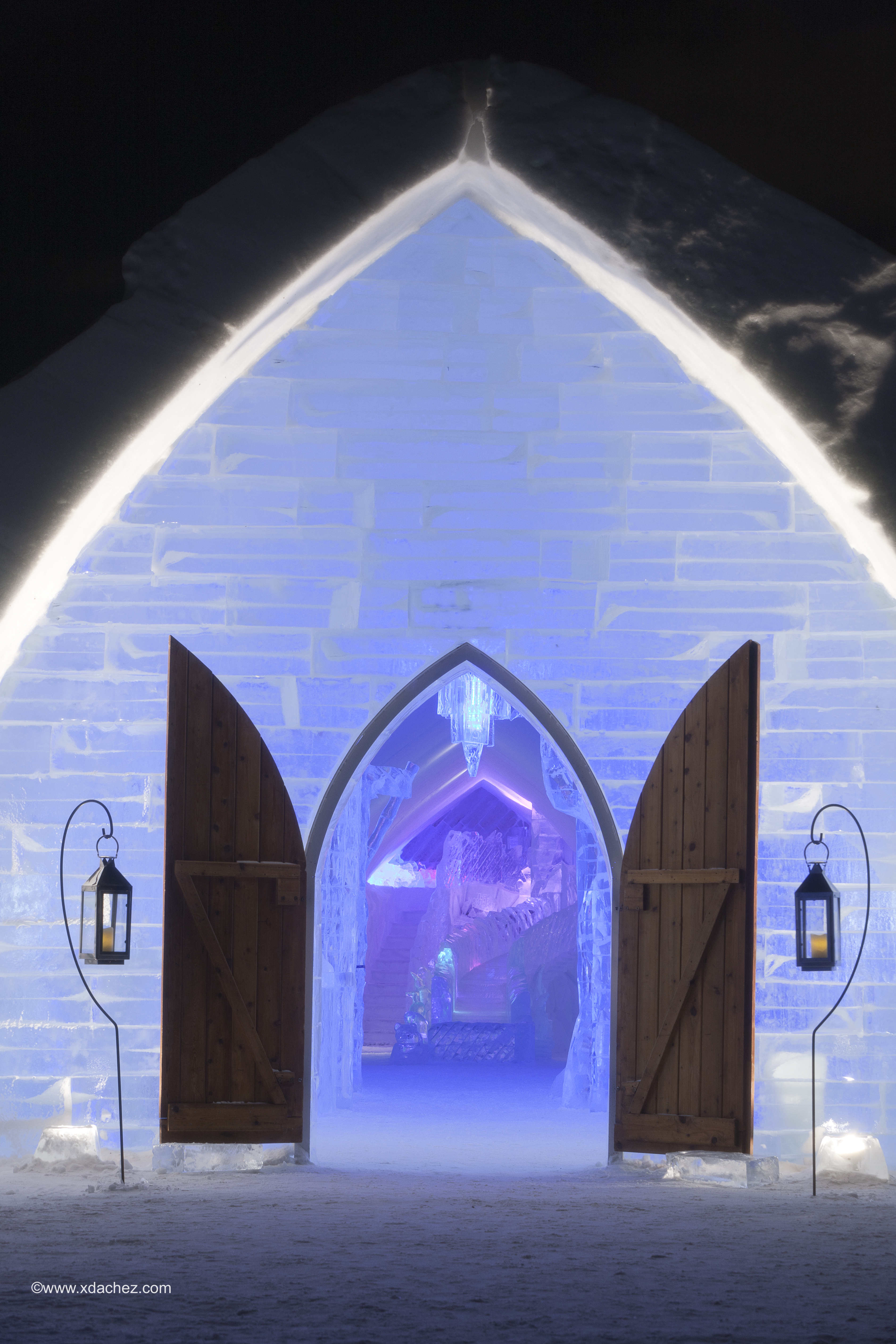 Hotel de Glace - niezwykły hotel z lodu