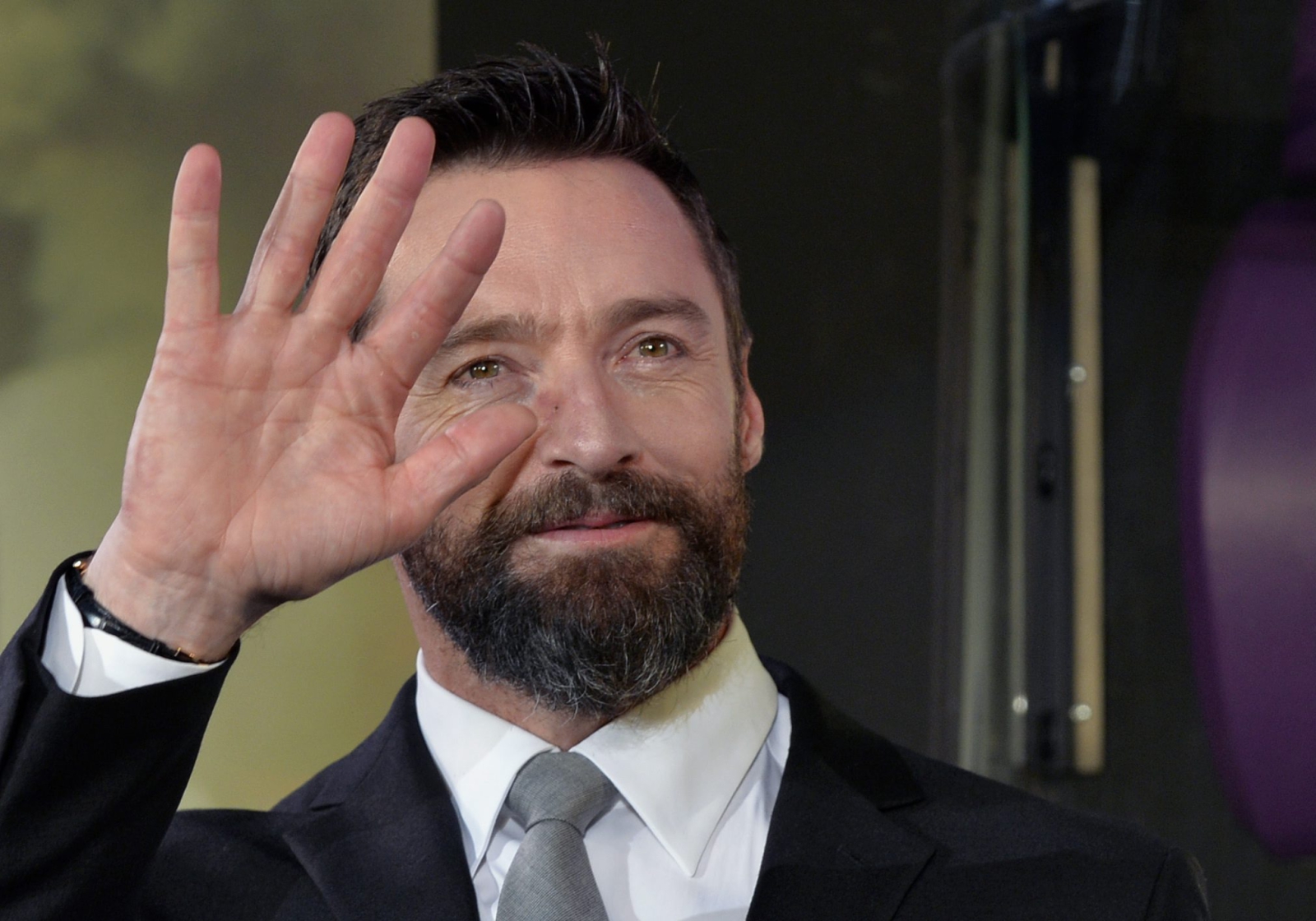 Hugh Jackman na premierze w Tokio