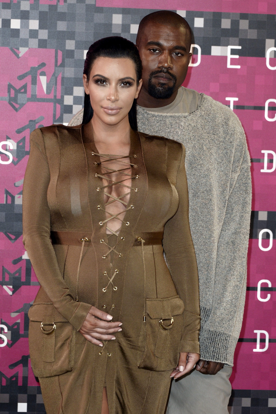 Kayne West i Kim Kardashian na MTV Video Music Awards 2015
