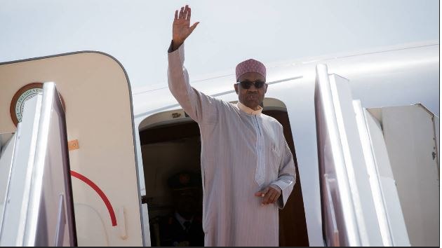 President Buhari is a frequent flyer to the UK [Presidency]