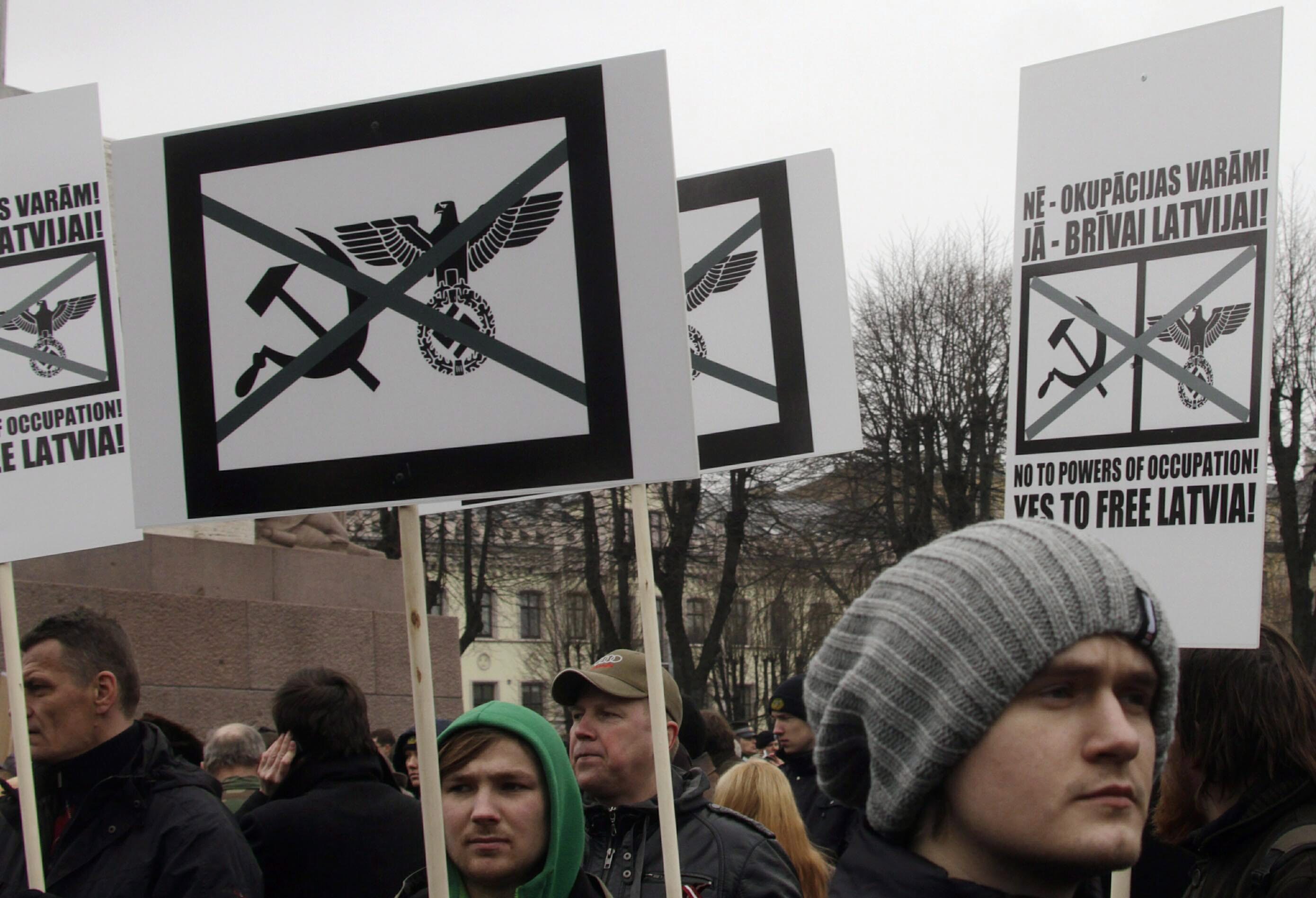 Spokojna kontrmanifestacja