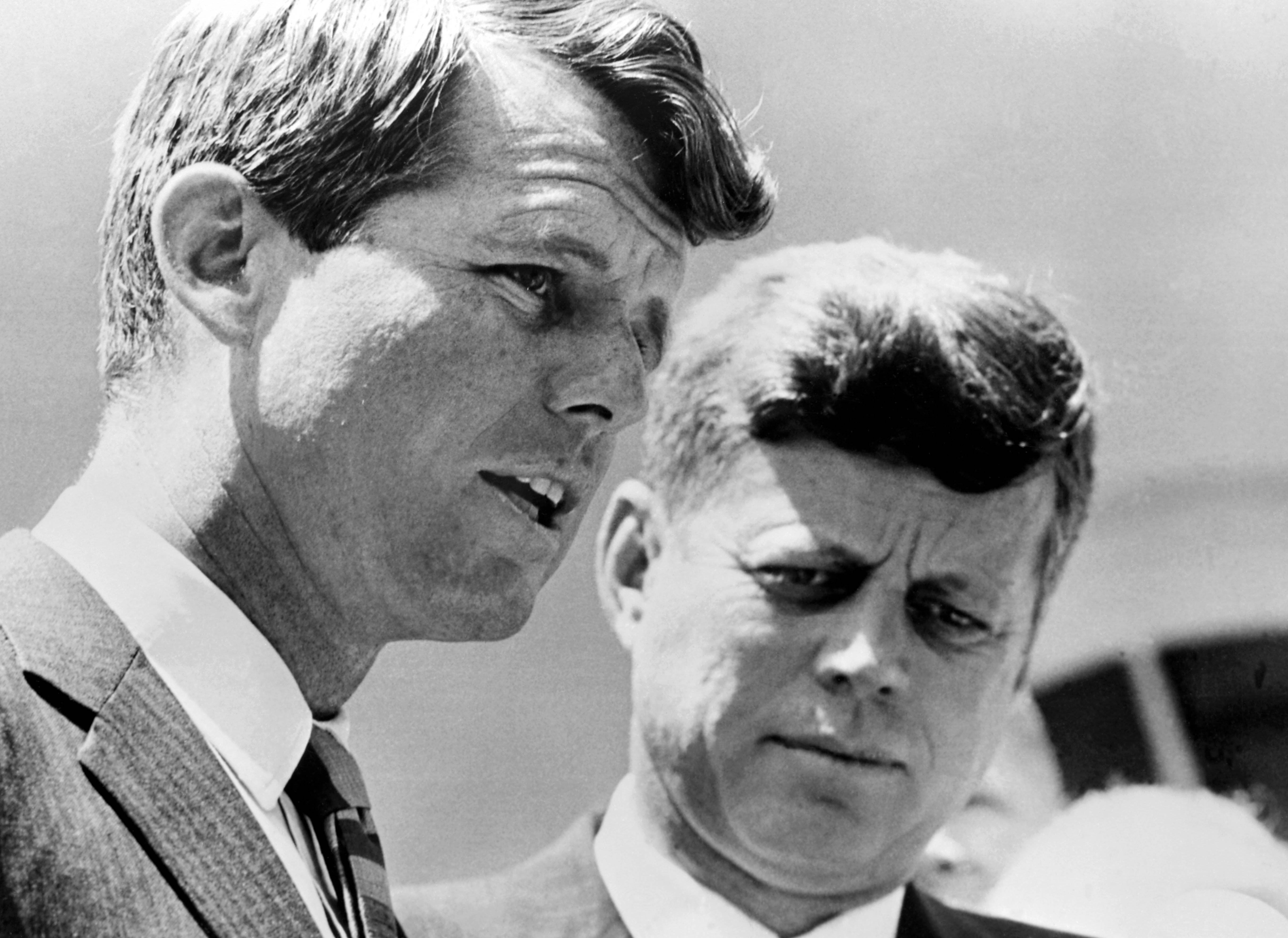 Senator Robert F. Kennedy i prezydent John F. Kennedy
