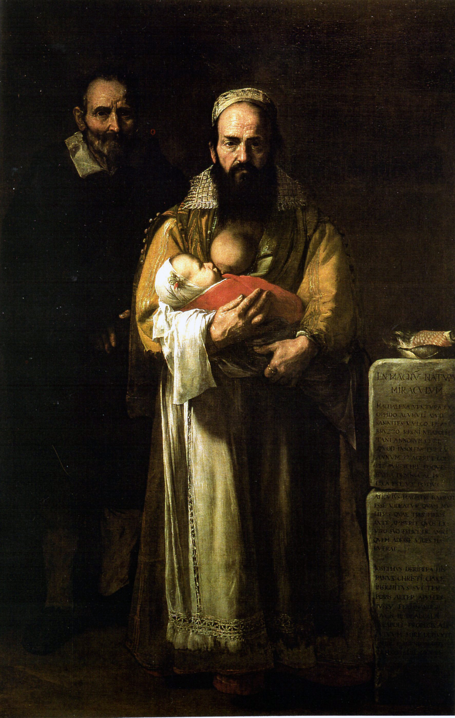 Portret Magdaleny Ventury z  mężem i dzieckiem