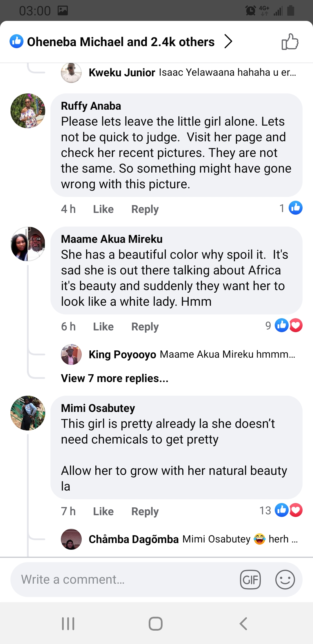 Nakeeyat's mother under attack for allegedly bleaching daughter's skin (SCREENSHOTS)