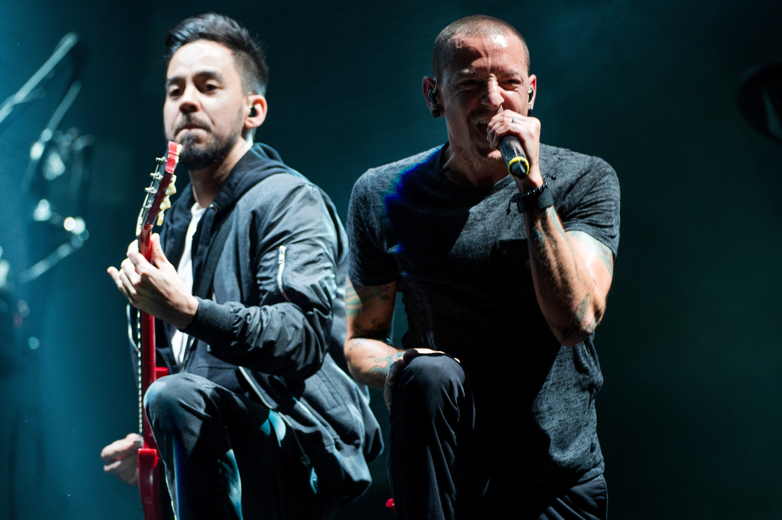 Chester Bennington i Mike Shinoda we Wrocławiu