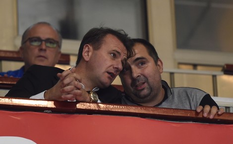 Ostoja Mijailović na utakmici Partizana