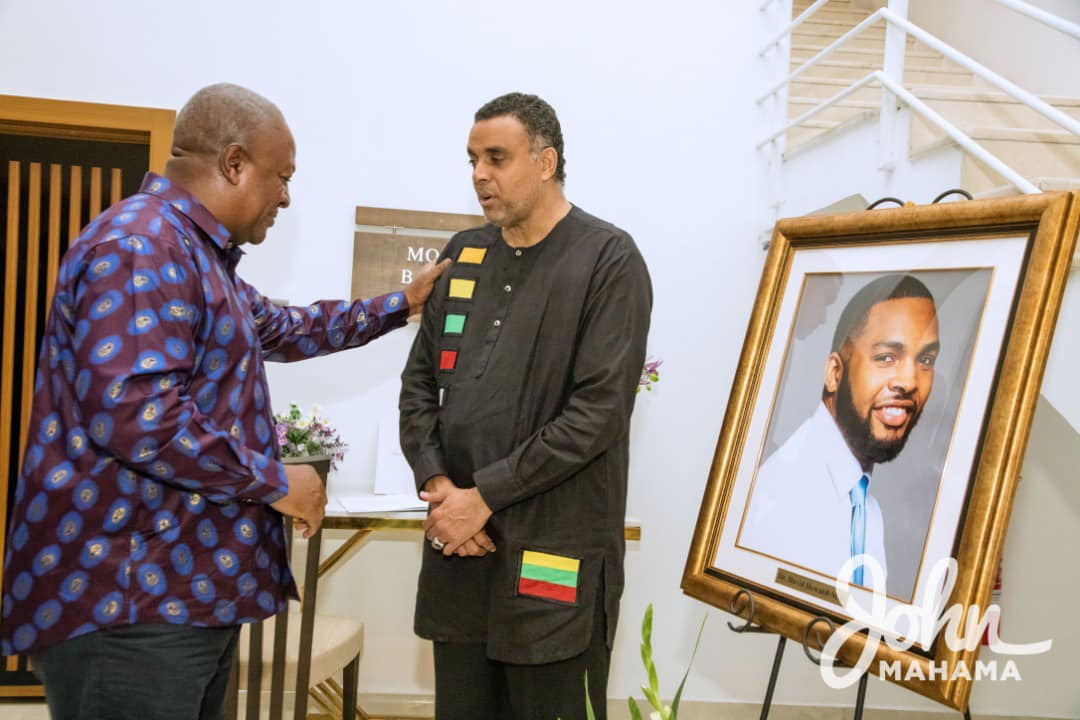 Mahama commiserates with Bishop Dag Heward-Mills over the death of his son