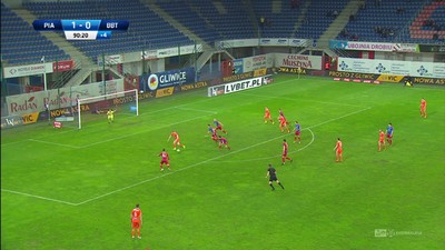 Piast - Bruk-Bet (1:1): Niecieczacie walczyli do końca! Gutkowskis w doliczonym czasie gry ratuje punkt dla swojej drużyny!
