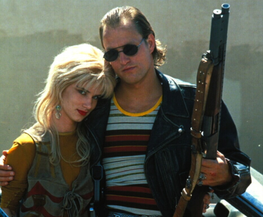 Juliette Lewis i Woody Harrelson w filmie