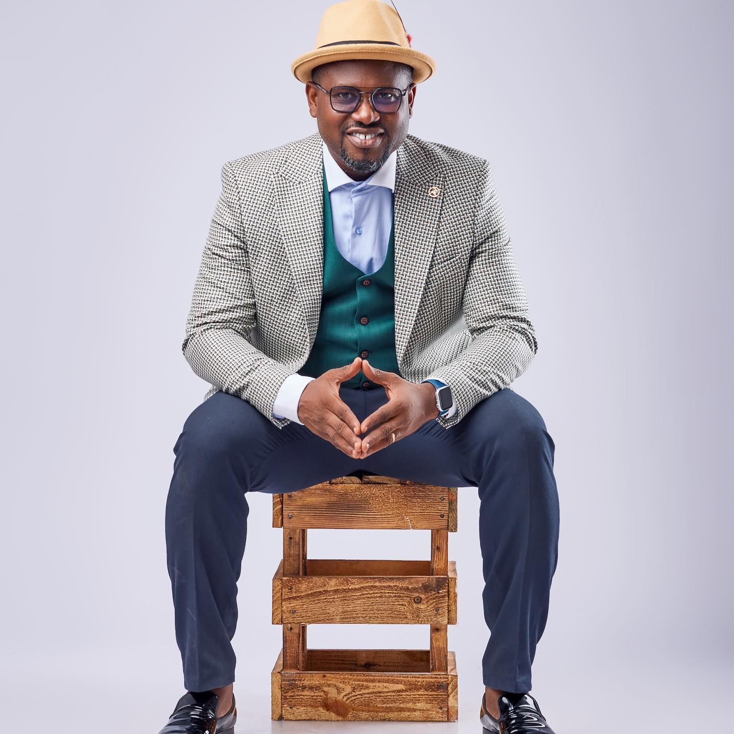 Abeiku Santana is killing it in a power suit on his birthday