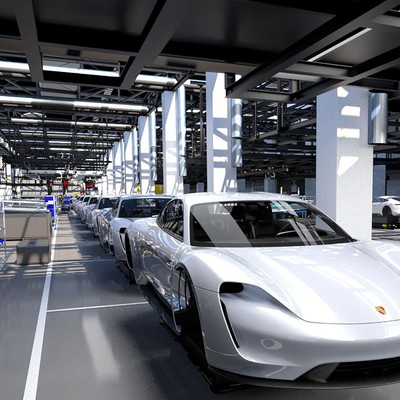 Elektryczne Porsche Taycan – zobaczyliśmy jak powstają prototypy