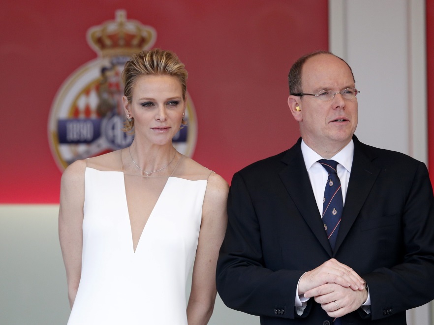 Księżna Charlene i książę Albert II