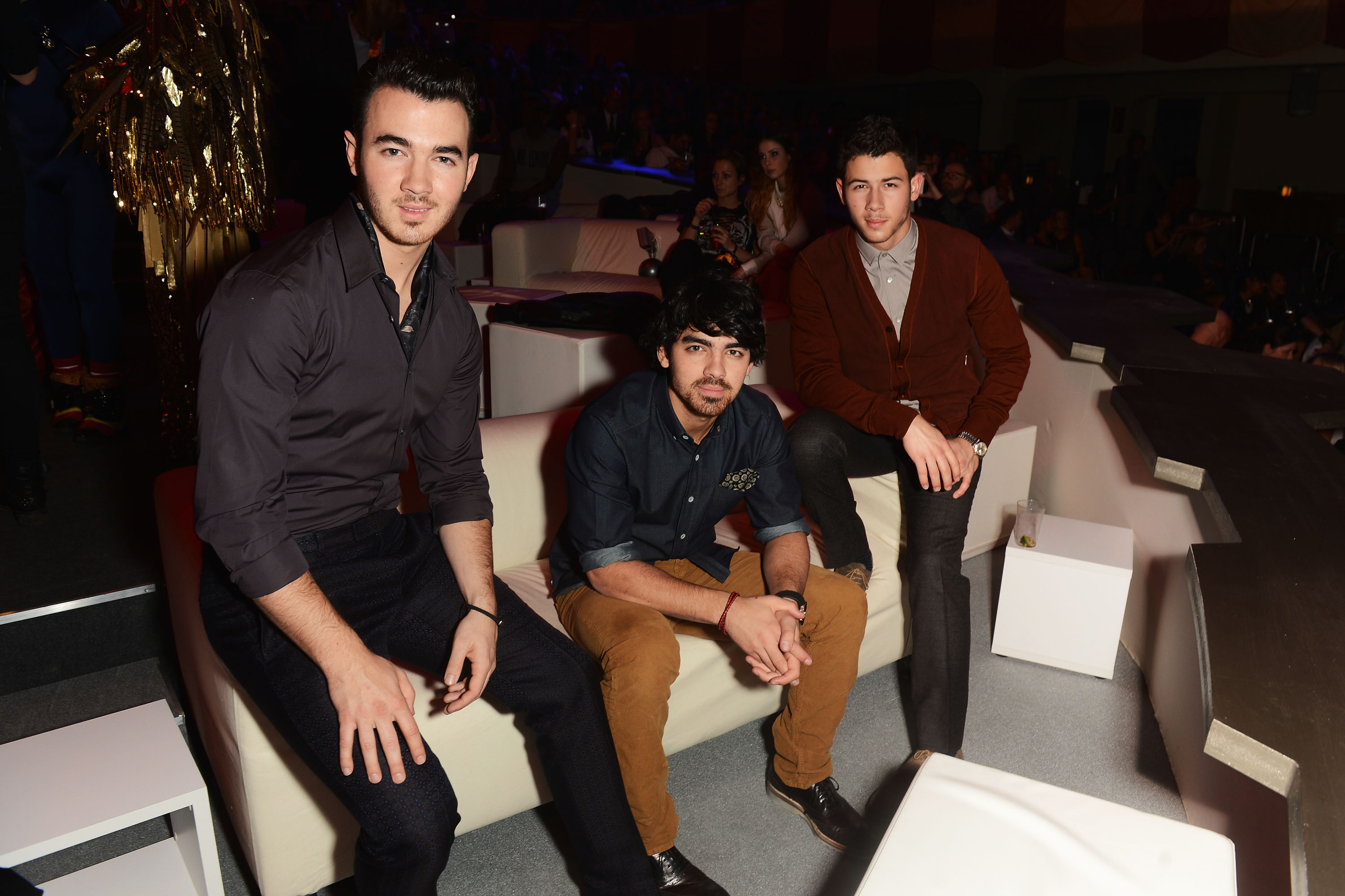 The Jonas Brothers w VIP-roomie