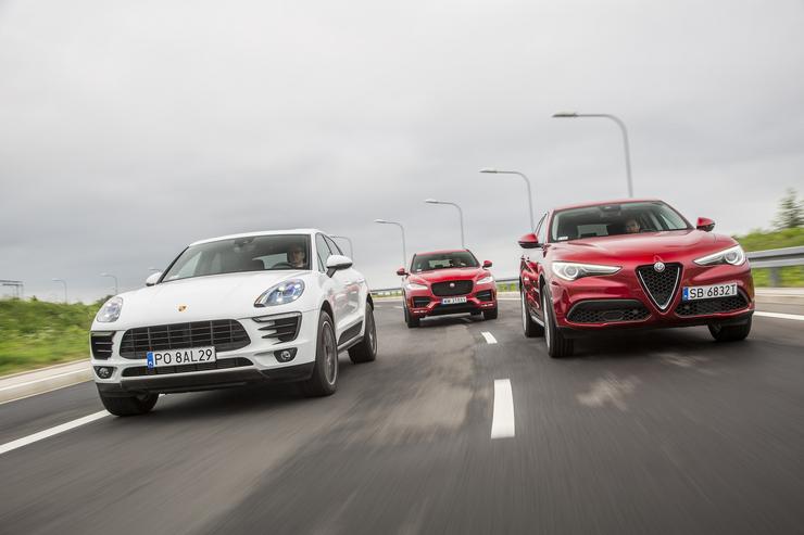 Porsche Macan kontra Jaguar FPace i Alfa Romeo Stelvio