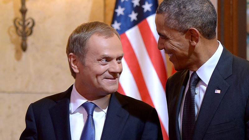 WARSZAWA BARACK OBAMA WIZYTA (Barack Obama Donald Tusk)