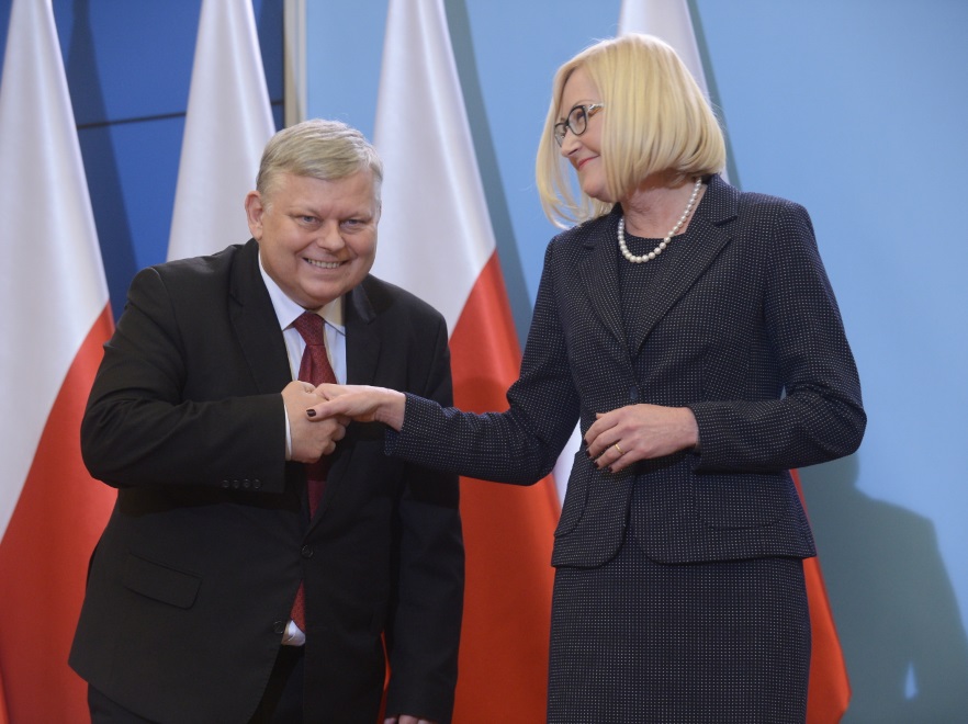 Marek Suski i Joanna Kopcińska