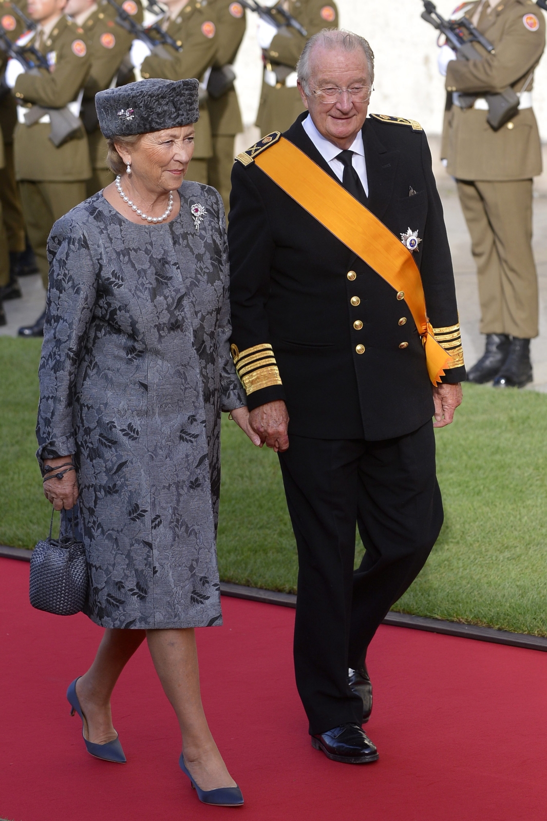 Paola, królowa Belgii oraz król Albert II