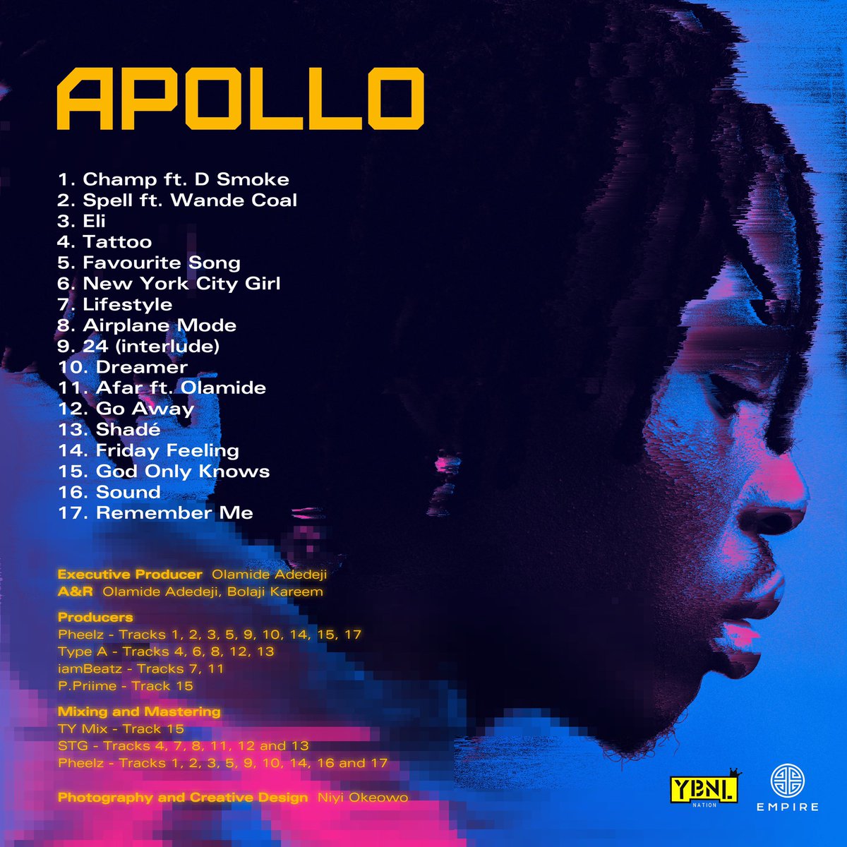 Fireboy DML - Apollo. [YBNL]