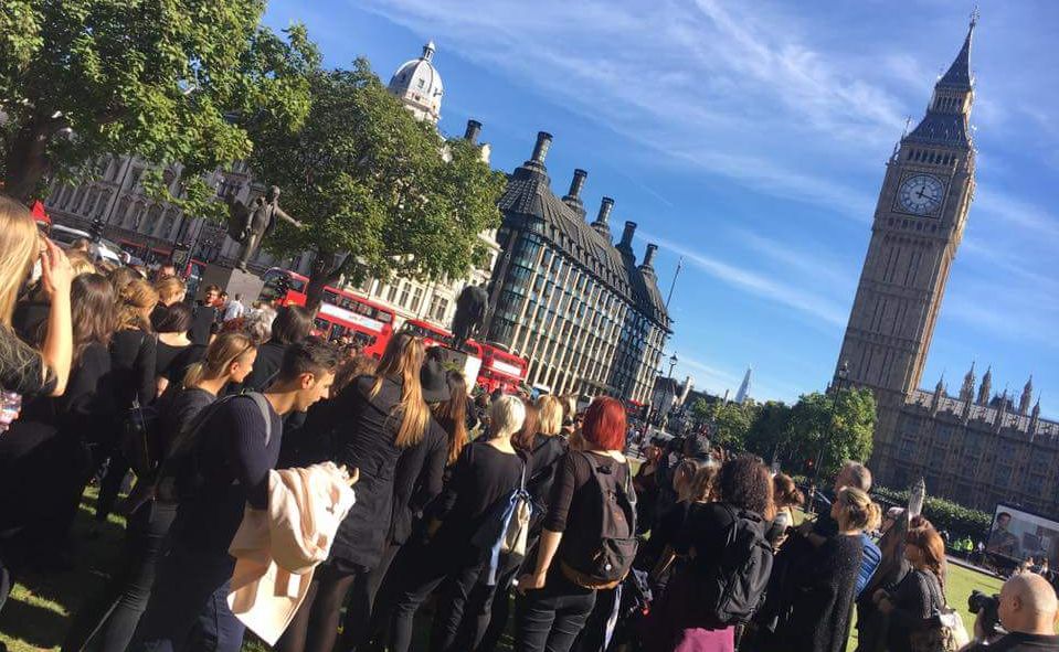 Protest w Londynie