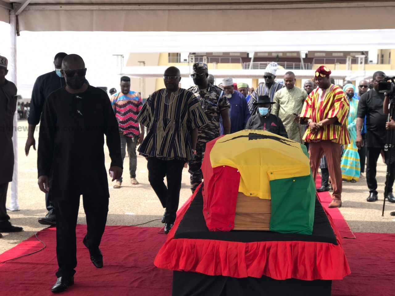Dr. Bawumia, Kufour and other dignitaries pay their last respect to Hajia Ramatu Mahama – Photos