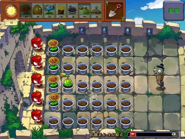 Plants vs Zombies: The Great Wall Edition Gry Plants vs Zombies: The Great Wall Edition Gry
