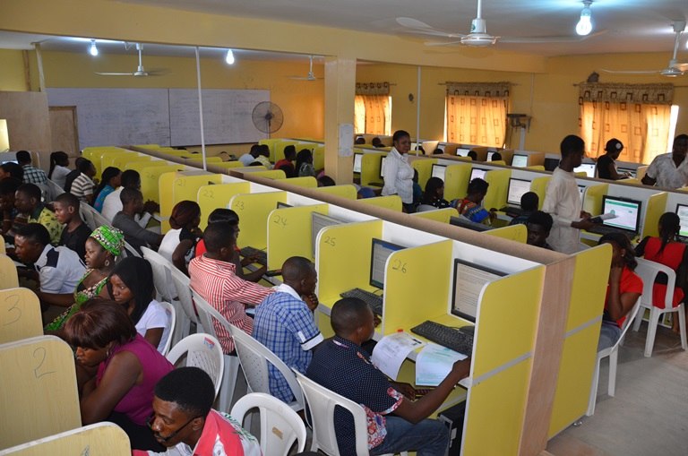 JAMB candidates at the exam centres during the previously held Unified Tertiary Matriculation Exams.