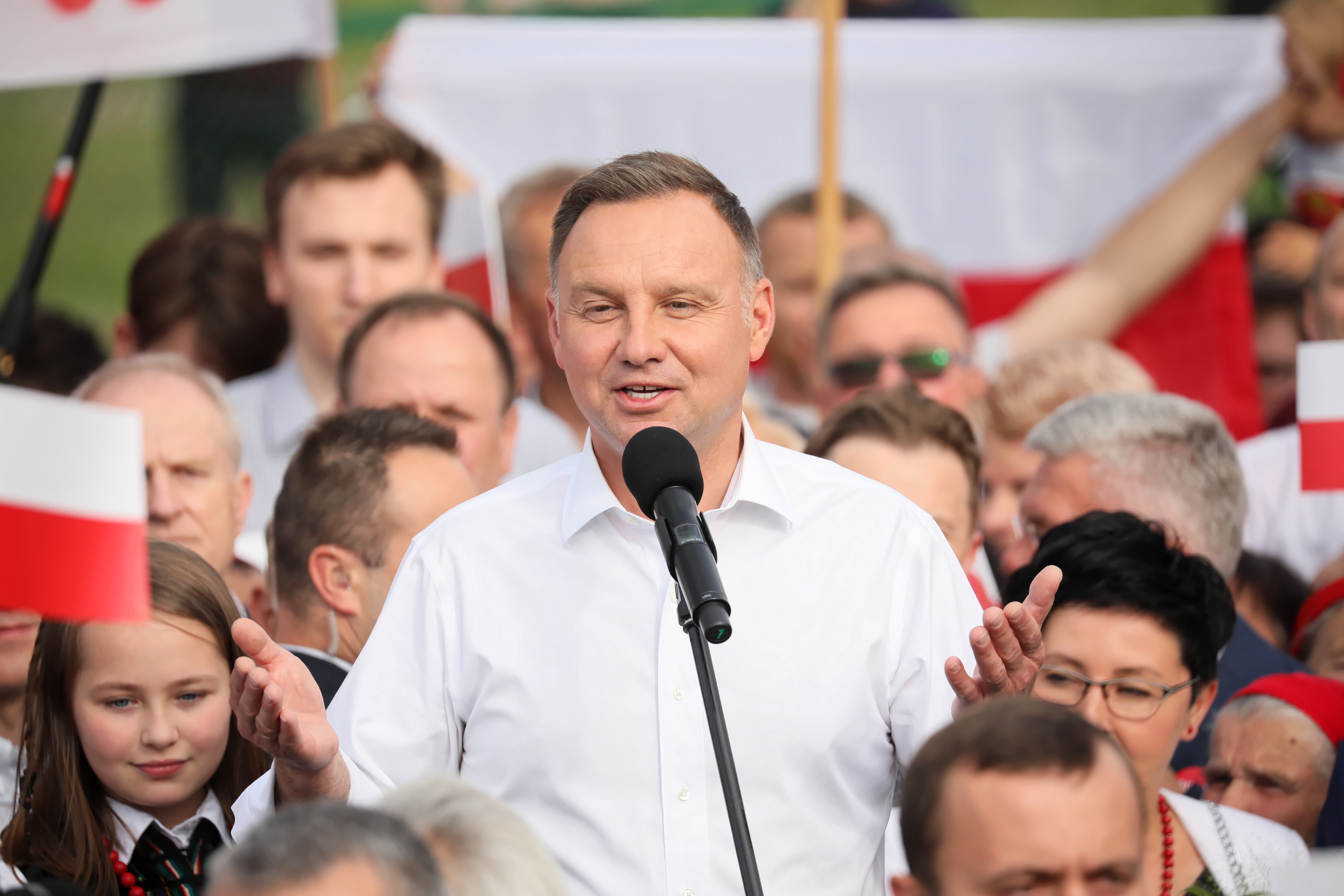 Andrzej Duda na spotkaniu z wyborcami