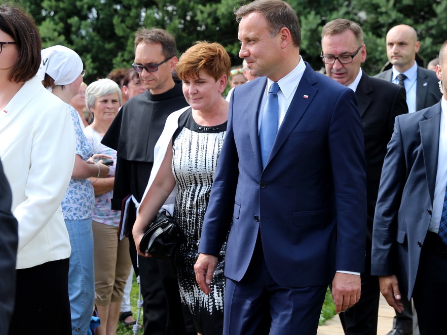 Beata Szydło i Andrzej Duda