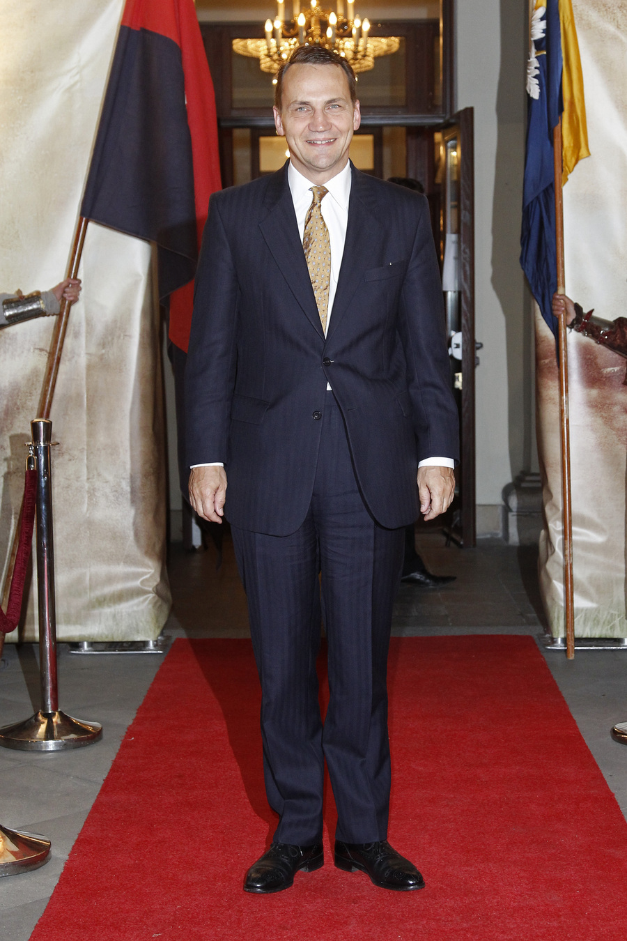 Radosław Sikorski na premierze
