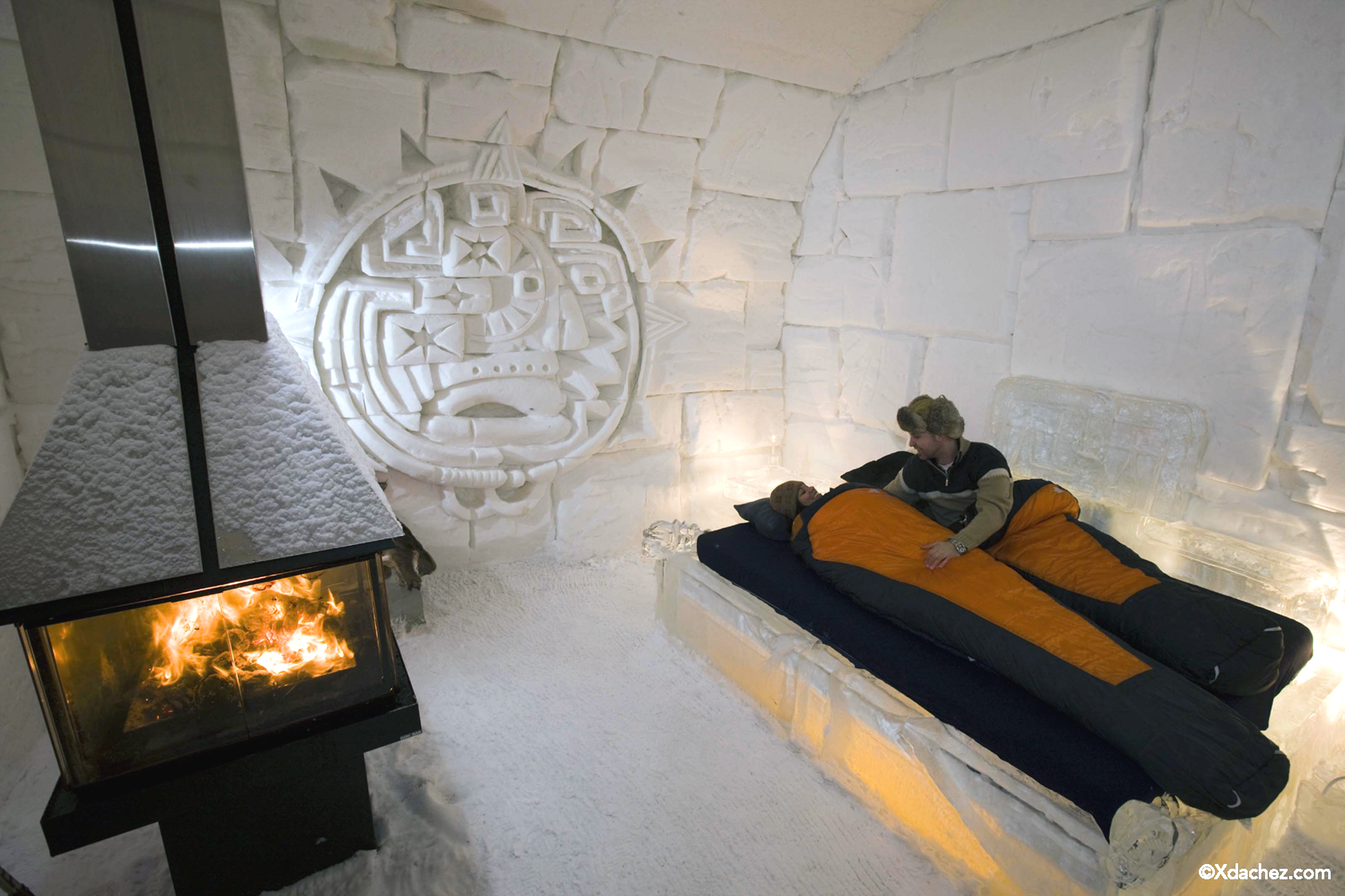 Hotel de Glace - niezwykły hotel z lodu