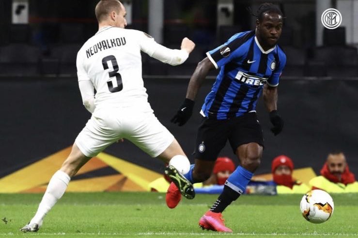 Victor Moses has made seven appearances for Inter (Twitter/Victor Moses)