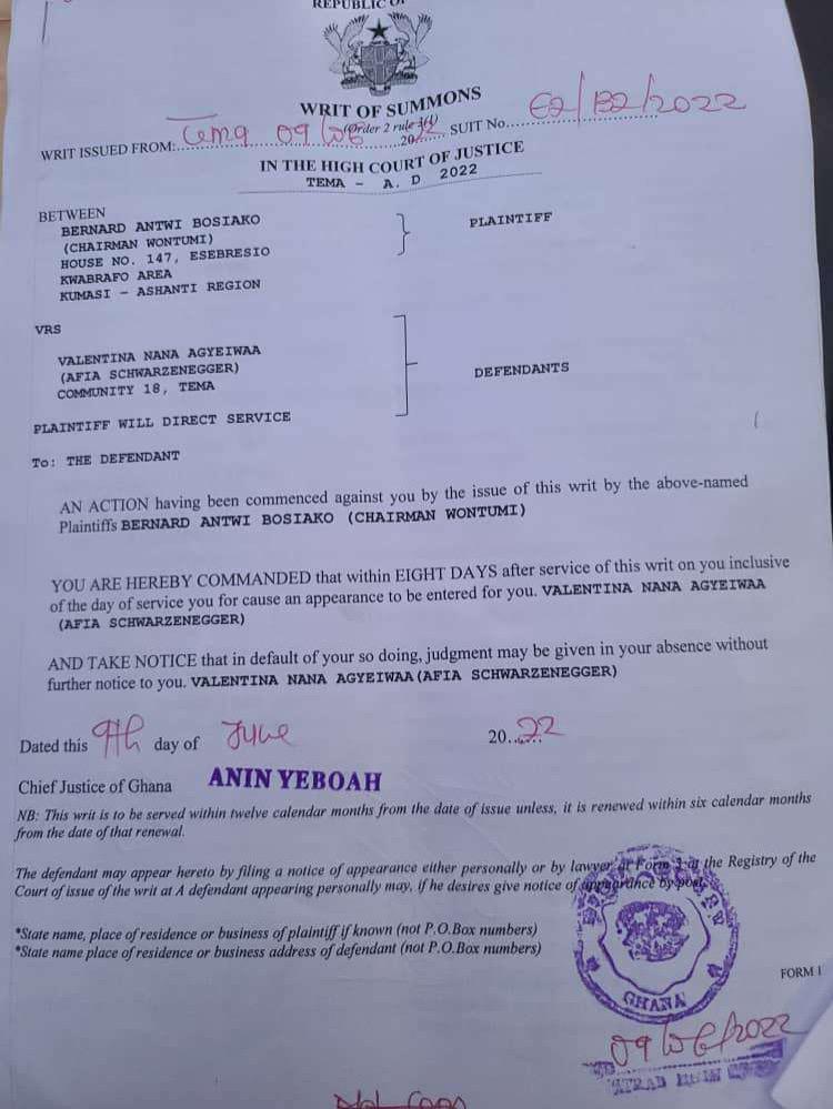 Fearless Maurice Ampaw rubbishes Afia Schwarzenegger\'s \'antoa and nogokpo\' curse