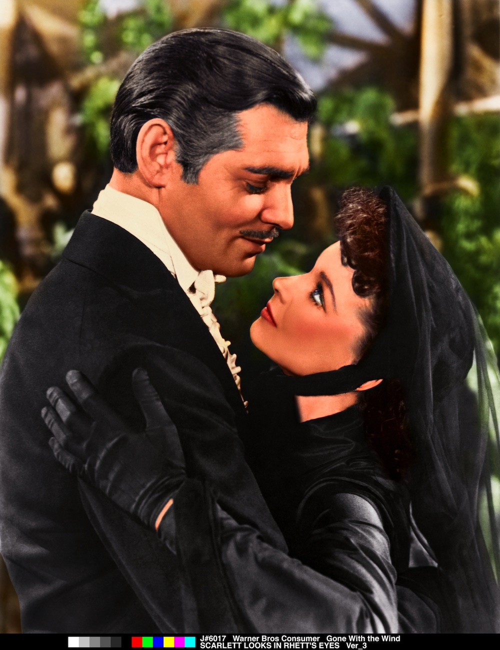 Vivien Leigh i Clark Gable w filmie
