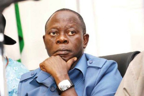 APC national chairman, Adams Oshiomhole, was heavily booed at the rally