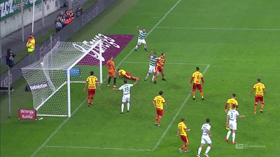 Lechia - Jagiellonia (1:0): Do trzech razy sztuka w wykonaniu Lechii. Augustyn daje gospodarzom prowadzenie