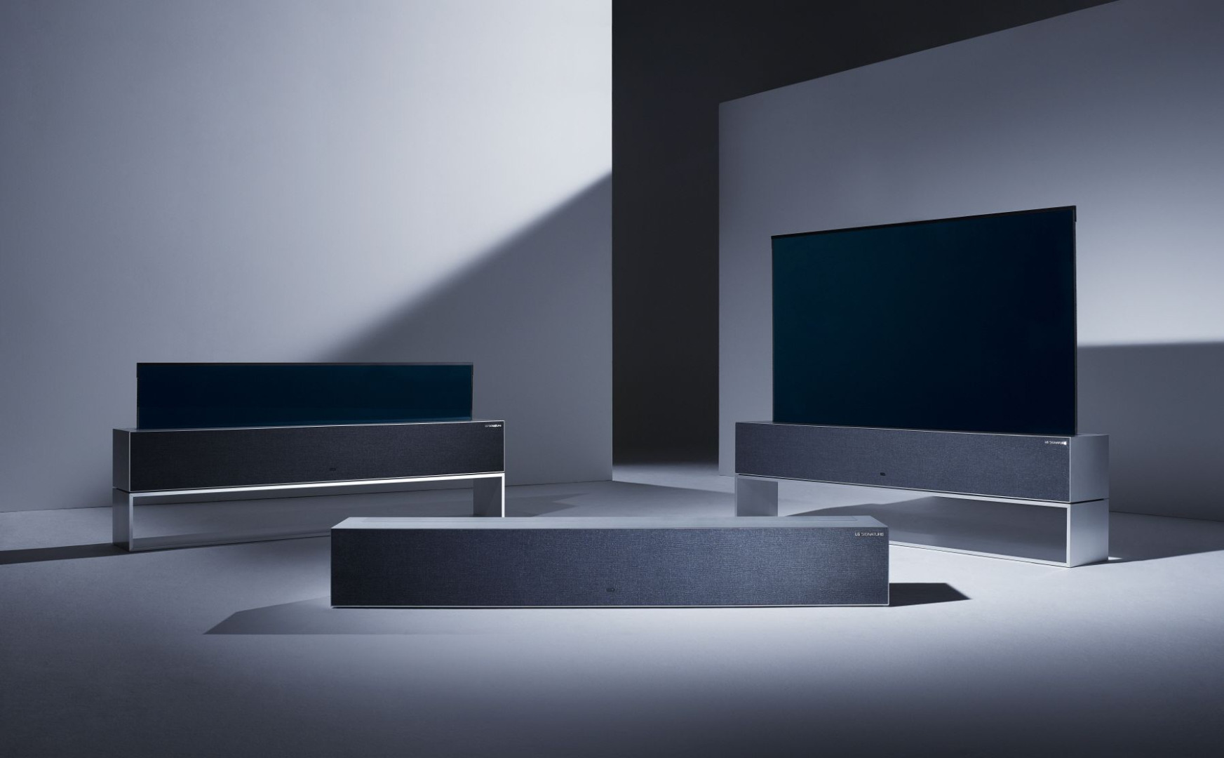 LG OLED rolowany