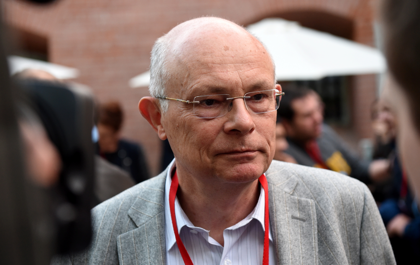 Marek Borowski na wieczorze wyborczym Bronisława Komorowskiego