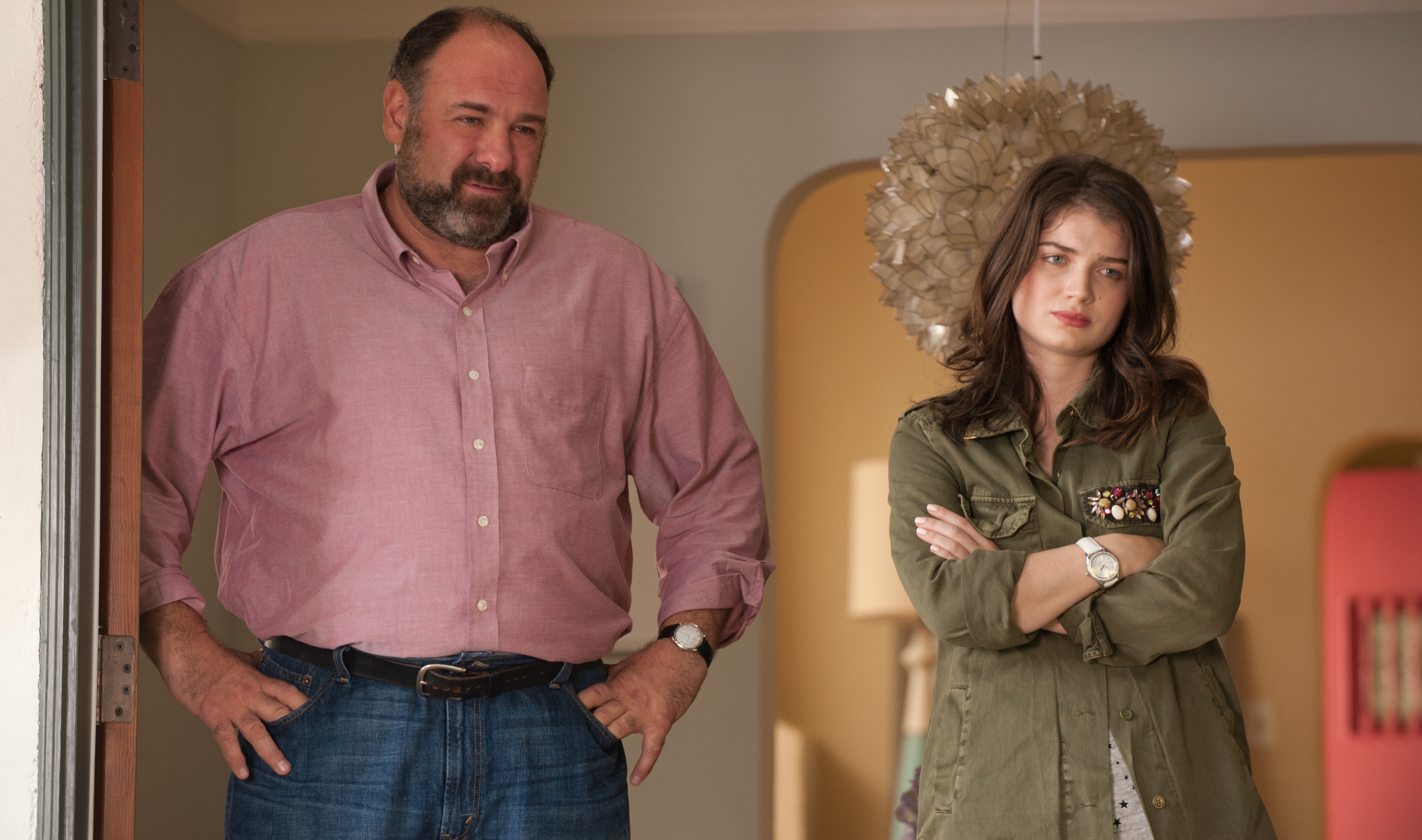 Eve Hewson i James Gandolfini w filmie