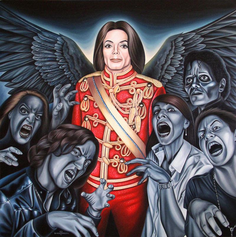 Michael Jackson rysunek  Rinat Shingareev