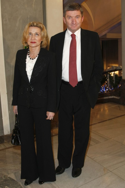 Jerzy Wenderlich z partnerką