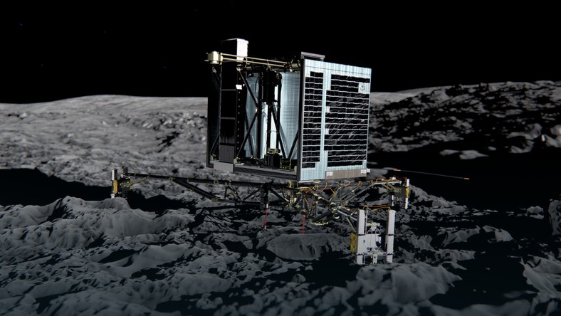 L & # x105; downik Philae discover & # x142; on a comet atoms in the & # x119; Coal