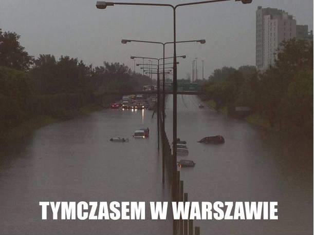 Memy deszcz Warszawa 5