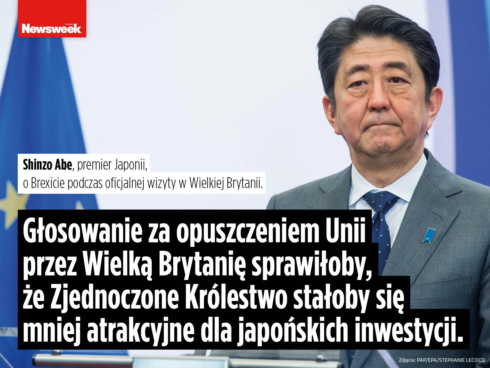 Shinzo Abe Japonia dyplomacja polityka