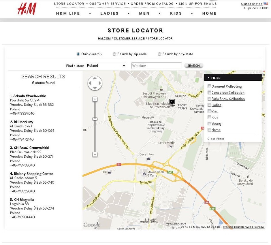 SHOPTROTTER HM WROCŁAW