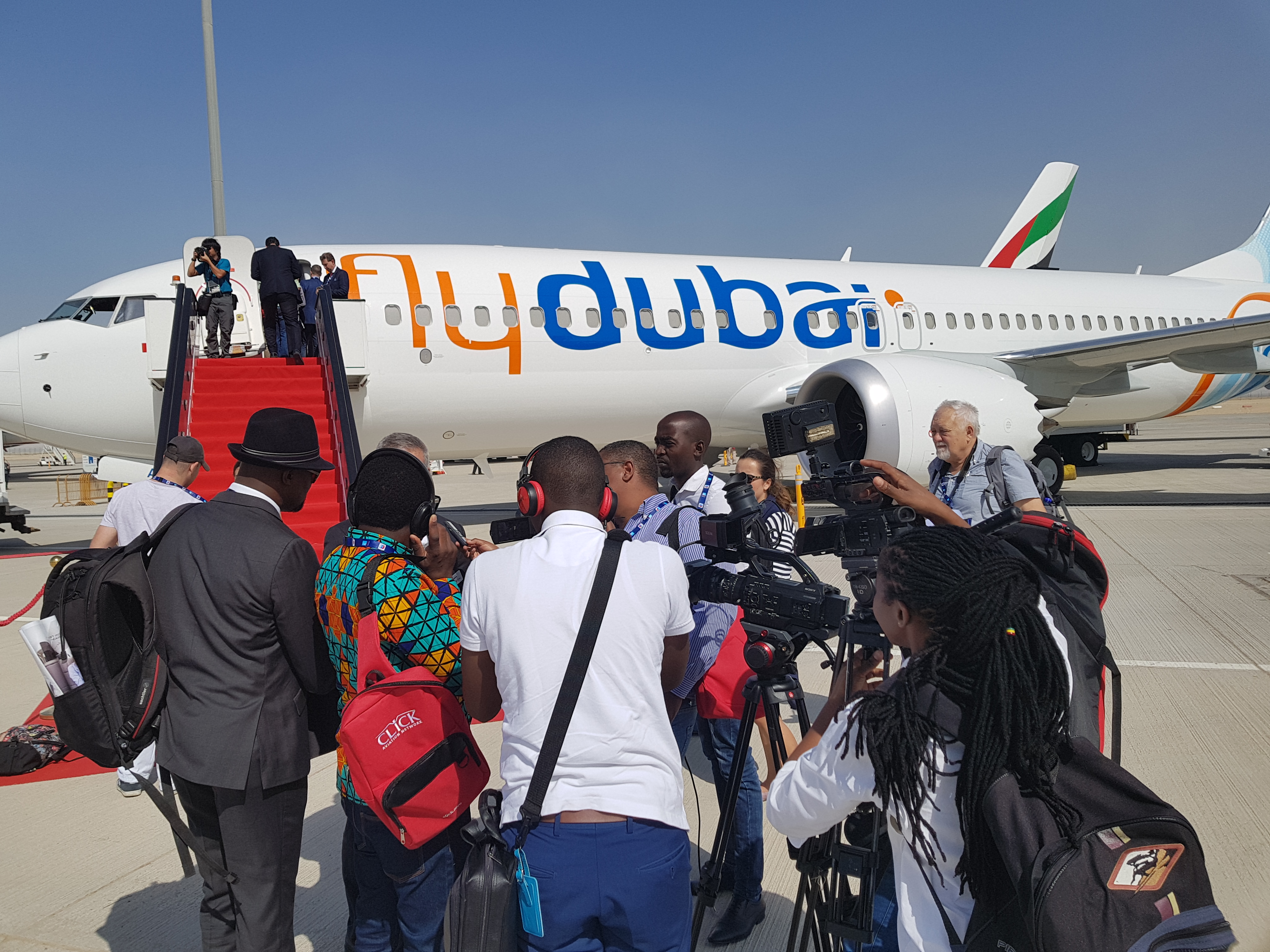 African Journalists at the Dubai Airshow 2017