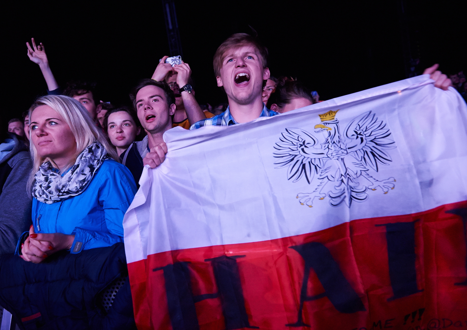Publiczność podczas zespółu Haim