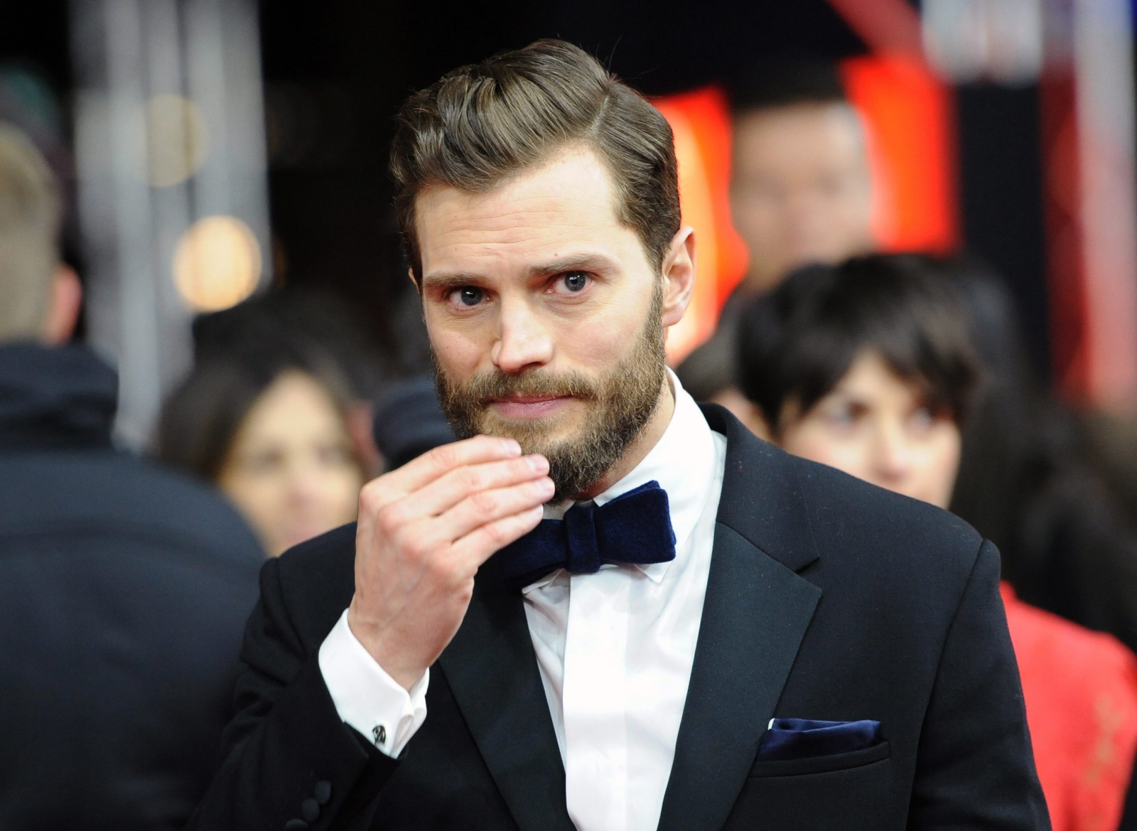 Jamie Dornan na premierze w Berlinie